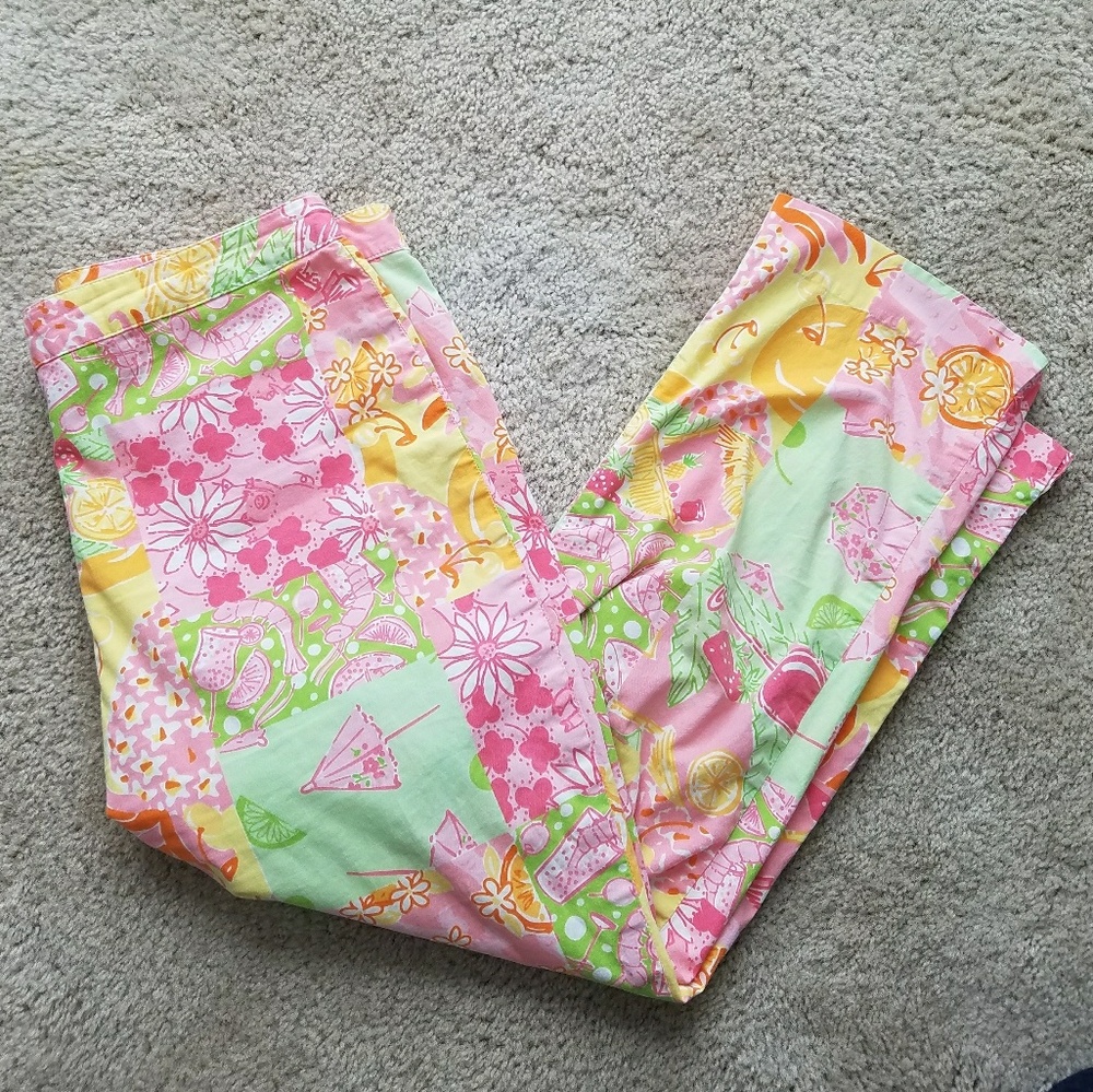 White Tag Lilly Pulitzer Capri pants